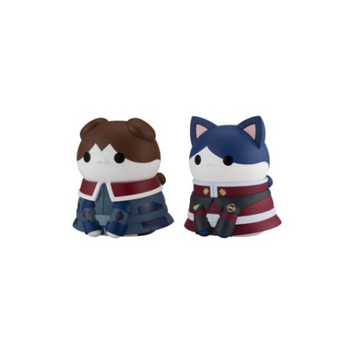 Mobile Suit Gundam SEED Mega Cat Project Figuras Nyanto! The Big Cat Nyandam SEED Series Set 10 cm (With Gift)