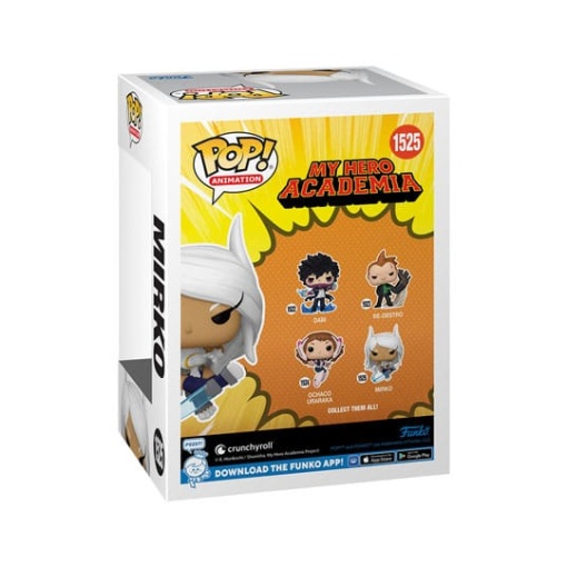 My Hero Academia - Hero League Baseball Figura POP! Animation Vinyl Mirko 9 cm