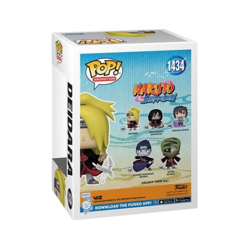 Naruto Pop! Animation Vinyl Figura Deidara 9 cm - Embalaje dañado