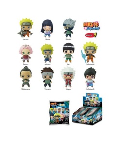 Naruto Shippuden Colgantes PVC 3D Series 01 Expositor (24)