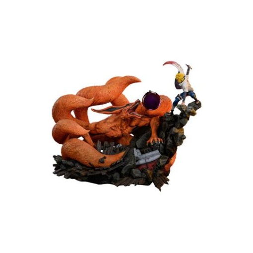 Naruto Shippuden Estatua 1/8 Battle of Destiny Namikaze Minato vs Kurama 59 cm