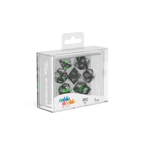 Oakie Doakie Dice Dados RPG-Set Enclave - Emerald (7)