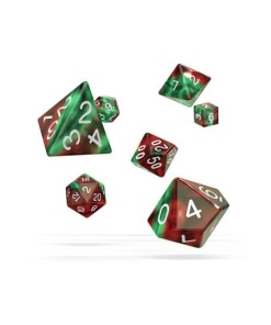 Oakie Doakie Dice Dados RPG-Set Gemidice - Bloody Jungle (7)