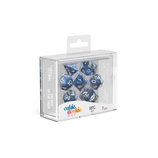 Oakie Doakie Dice Dados RPG-Set Gemidice - Liquid Steel (7)