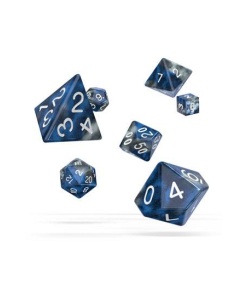 Oakie Doakie Dice Dados RPG-Set Gemidice - Liquid Steel (7)