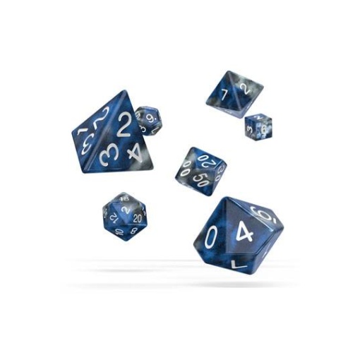 Oakie Doakie Dice Dados RPG-Set Gemidice - Liquid Steel (7)