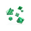 Oakie Doakie Dice Dados RPG-Set Translucent - Verde (7)