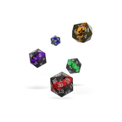 Oakie Doakie Dice Dados Spindown D20 Set Enclave (5)