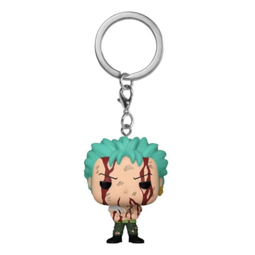 One Piece Llaveros Pocket POP! Vinyl Zoro Nothing Happened 4 cm Expositor (12)