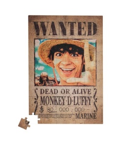 One Piece Magnetic Puzzle Wanted Luffy