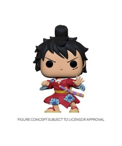 One Piece POP! Television Vinyl Figura Luffy in Kimono 9 cm