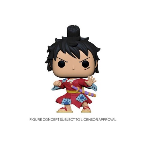 One Piece POP! Television Vinyl Figura Luffy in Kimono 9 cm