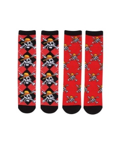 One Piece Pack de 2 Pares de calcetines L-XL