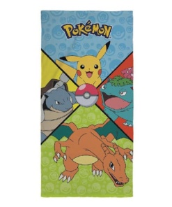 One Piece Premium Toalla Starter Pokemon 70 x 140 cm