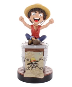 One Piece Soporte Cably Guys Luffy 20 cm