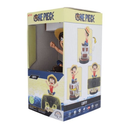 One Piece Soporte Cably Guys Luffy 20 cm