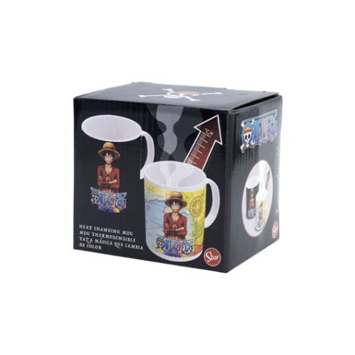 One Piece Taza sensitiva al calor Luffy 325 ml