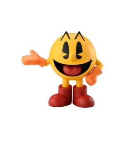 Pac-Man Estatua PVC SoftB Half PAC-MAN (re-run) 15 cm