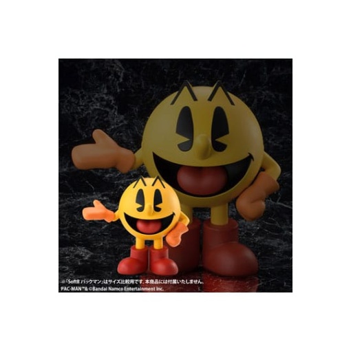 Pac-Man Estatua PVC SoftB Half PAC-MAN (re-run) 15 cm