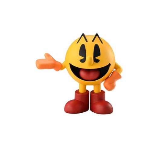 Pac-Man Estatua PVC SoftB Half PAC-MAN (re-run) 15 cm