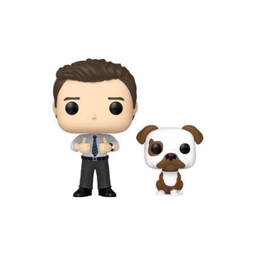 Parks and Recreation 15th Anniversary Figura POP & Buddy! Vinyl Chris&Champion 9 cm