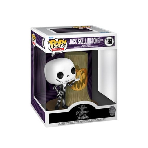 Pesadilla antes de Navidad 30th POP! Deluxe Vinyl Figura Jack w/H.Town Door 9 cm