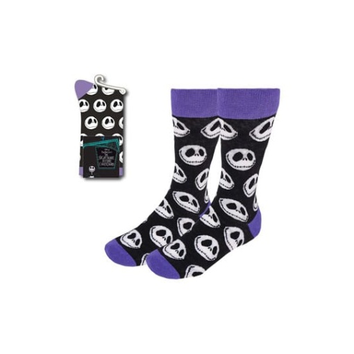 Pesadilla antes de Navidad Calcetines Jack´s Face Purple 38-45