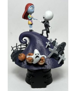 Pesadilla antes de Navidad Diorama PVC D-Stage Jack & Sally 15 cm