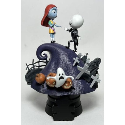 Pesadilla antes de Navidad Diorama PVC D-Stage Jack & Sally 15 cm