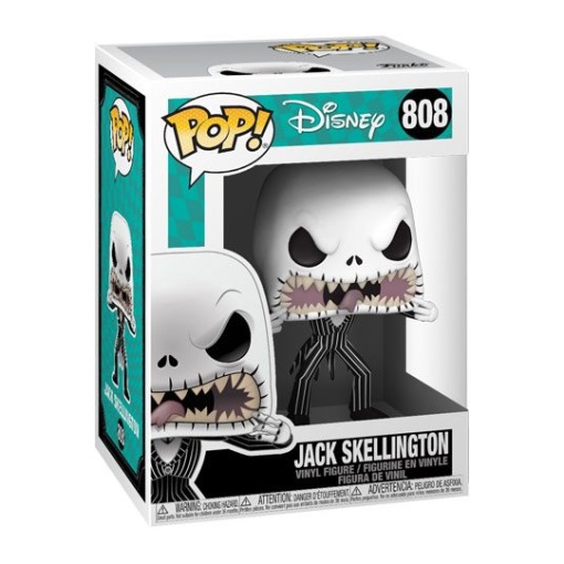 Pesadilla antes de Navidad Figura POP! Disney Vinyl Jack (Scary Face) 9 cm