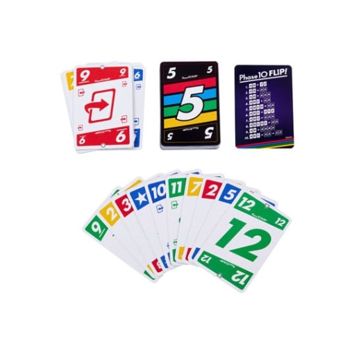 Phase 10 Flip! Juego de cartas