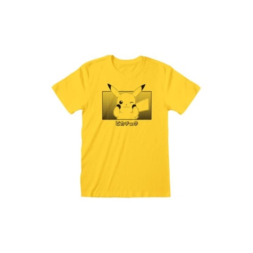 Pokemon Camiseta Pikachu Katakana