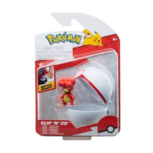 Pokémon Clip'n'Go Poké Balls Magby & Poké Ball