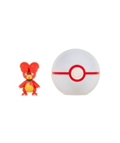 Pokémon Clip'n'Go Poké Balls Magby & Poké Ball