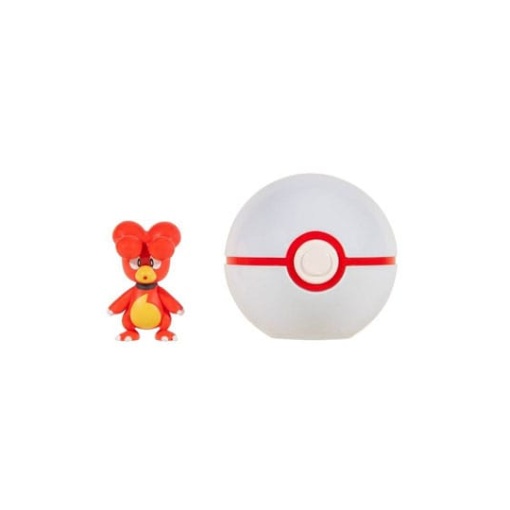 Pokémon Clip'n'Go Poké Balls Magby & Poké Ball