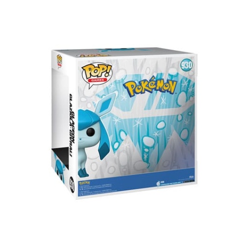 Pokemon Figura Super Sized Jumbo POP! Vinyl Glaceon (EMEA) 25 cm  - Embalaje muy dañado