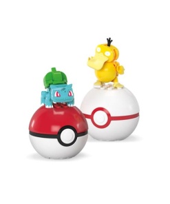 Pokémon Kit de Construcción MEGA Poké Ball Collection: Bulbasaur & Psyduck