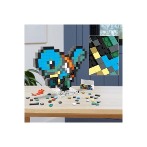 Pokémon Kit de Construcción MEGA Squirtle Pixel Art