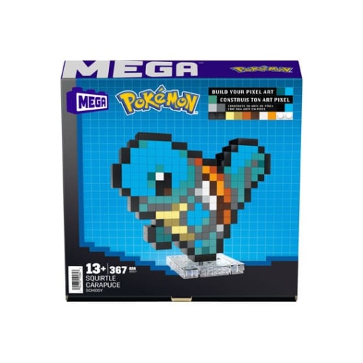 Pokémon Kit de Construcción MEGA Squirtle Pixel Art