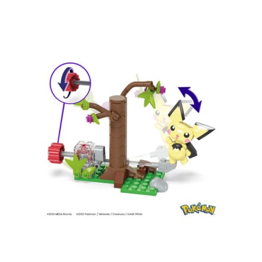 Pokémon Kit de Construcción Mega Construx Búsqueda en el Bosque de Pichu