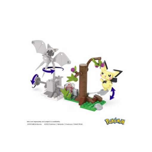 Pokémon Kit de Construcción Mega Construx Búsqueda en el Bosque de Pichu