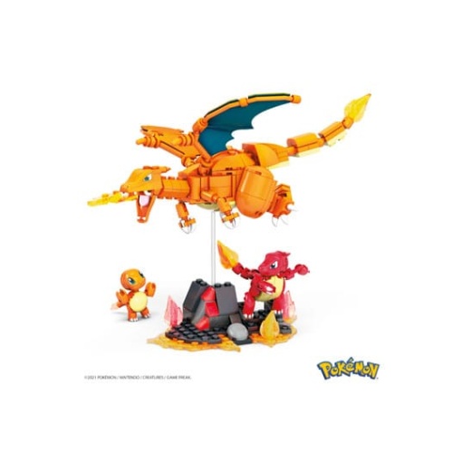 Pokémon Kit de Construcción Mega Construx Set de Evoluciones de Charmander