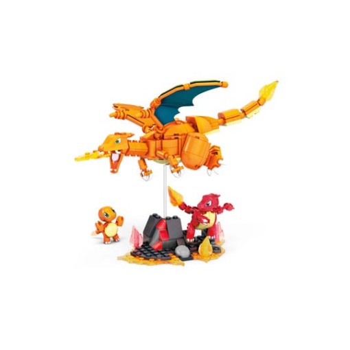 Pokémon Kit de Construcción Mega Construx Set de Evoluciones de Charmander