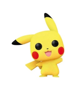 Pokémon POP! Games Vinyl Figura Pikachu Waving (Flocked) 9 cm