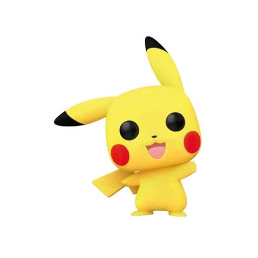 Pokémon POP! Games Vinyl Figura Pikachu Waving (Flocked) 9 cm