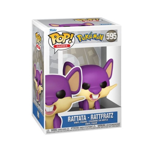 Pokemon POP! Games Vinyl Figura Rattata 9 cm