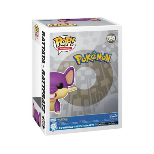 Pokemon POP! Games Vinyl Figura Rattata 9 cm