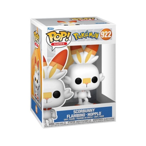 Pokemon POP! Games Vinyl Figura Scorbunny (EMEA) 9 cm