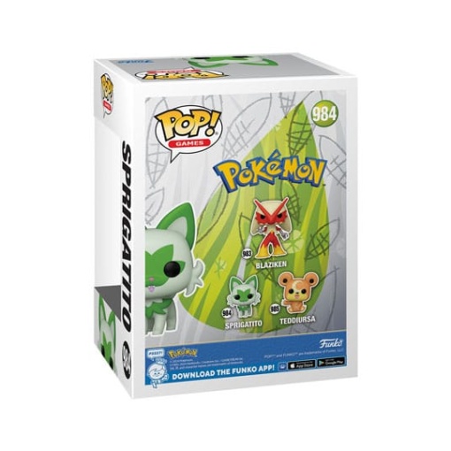 Pokemon POP! Games Vinyl Figura Sprigatito(EMEA) 9 cm