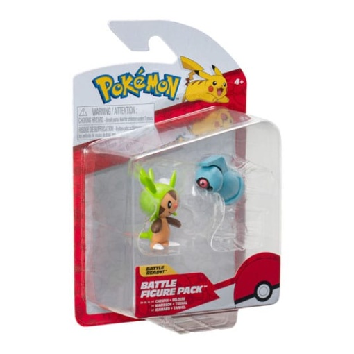 Pokémon Pack de 2 Figuras Battle Figure First Partner Set Chespin